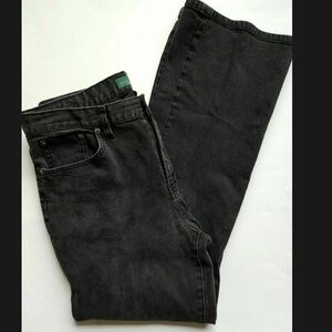 LRL Jeans Womens Black Manhattan Bootcut Denim Stretch Size
